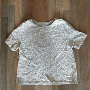 Uniqlo MoMA Heather Gray Geometric Tee XS